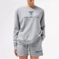 Sudadera Autry Tennis Club Wom Gris / Verde