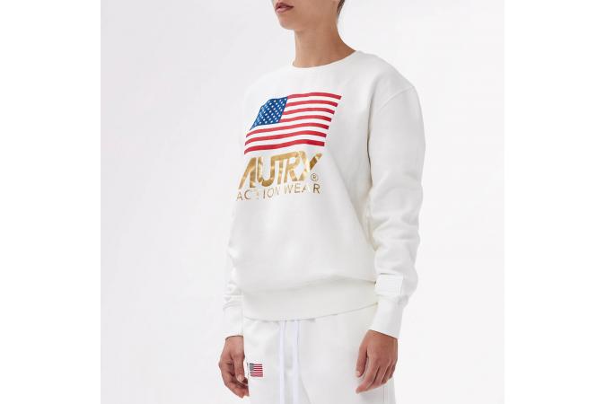 Sudadera Autry Wear SWGWA751 Blanca