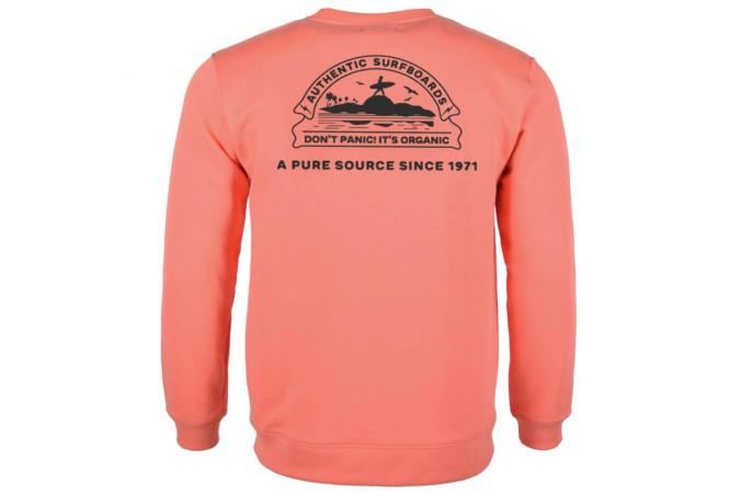Sudadera Bolt Don't Panic Crew Coral