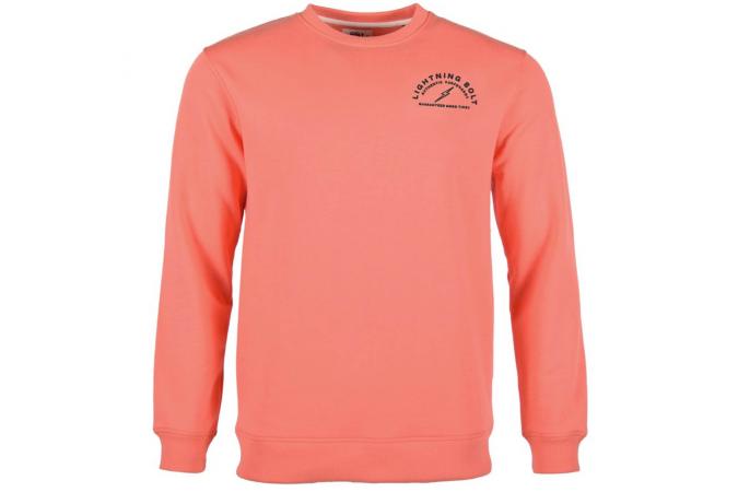 Sudadera Bolt Don't Panic Crew Coral