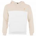 Sudadera Bolt Duo Hoodie Blanca / Beige