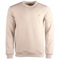 Sudadera Bolt Essential Fleece Crew Beige