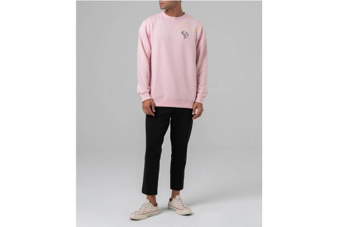 Sudadera Bolt Pocket Bait Crew Rosa