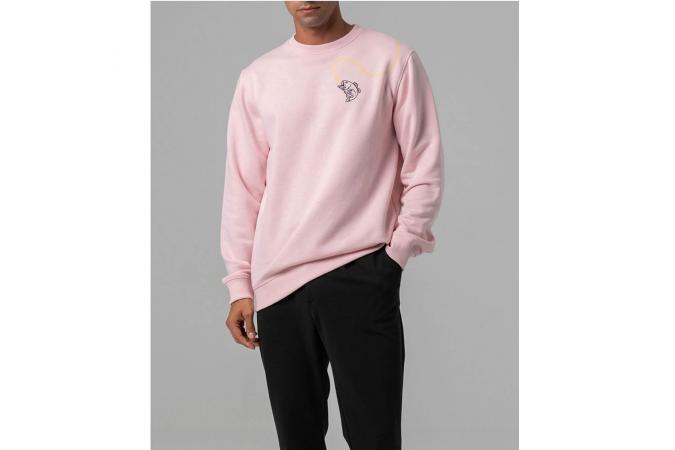 Sudadera Bolt Pocket Bait Crew Rosa