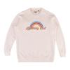 BOLT RAINBOW FLEECE CREW EGRET