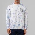 Sudadera Bolt Tie-Dye Fleece Crew True Blue