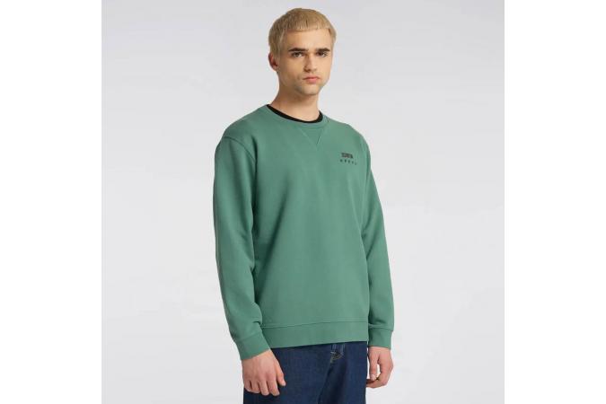 BASE CREW SWEAT BLUE SPRUCE GARMENT WHASE