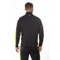 Sudadera Dot Fade Panelled Poly Track Top - Black/Lime Green/White