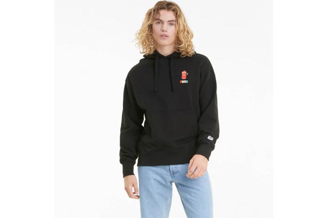 Sudadera Downtown Graphic Hoodie Negro