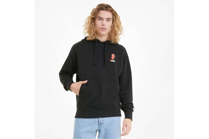 DOWNTOWN GRAPHIC HOODIE PUMA BLACK