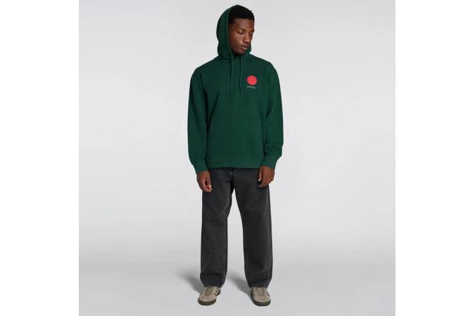 Sudadera Edwin Japanese Sun Hoodie Pine Verde