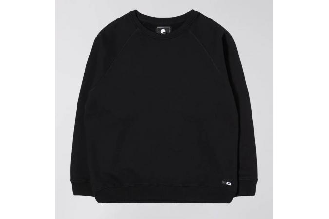 Sudadera Edwin Mood Sweat Black Garment Washed