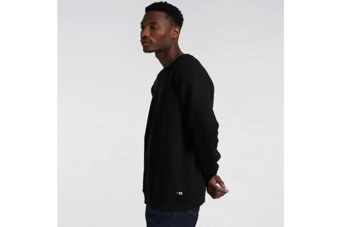 Sudadera Edwin Mood Sweat Black Garment Washed