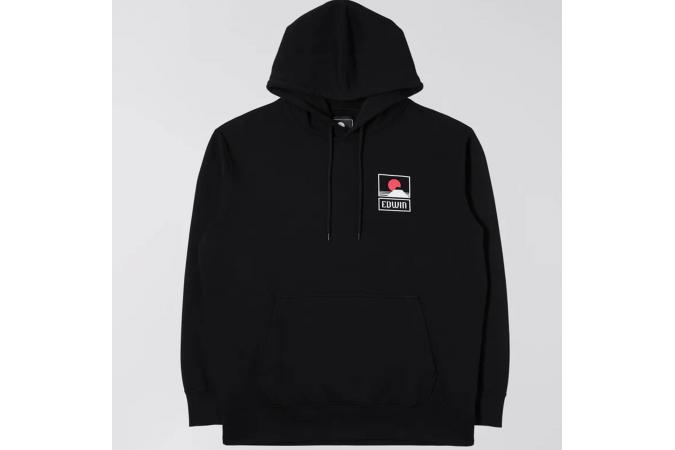 Sudadera Edwin Sunset On Mt Fuji Hoodie Negra