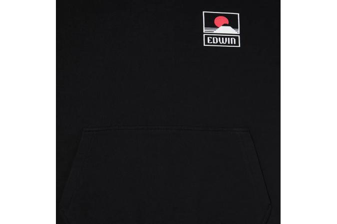 Sudadera Edwin Sunset On Mt Fuji Hoodie Negra