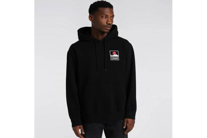 Sudadera Edwin Sunset On Mt Fuji Hoodie Negra