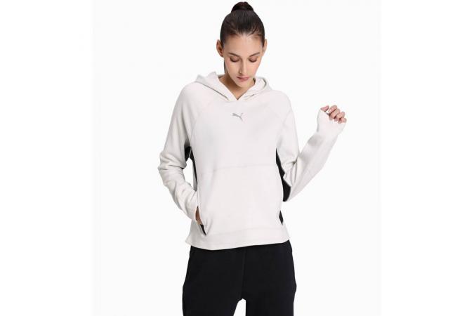 Evostripe Hoodie Vaporous Gray