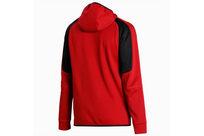 Evostripe Warm Hoodie Red Dahlia