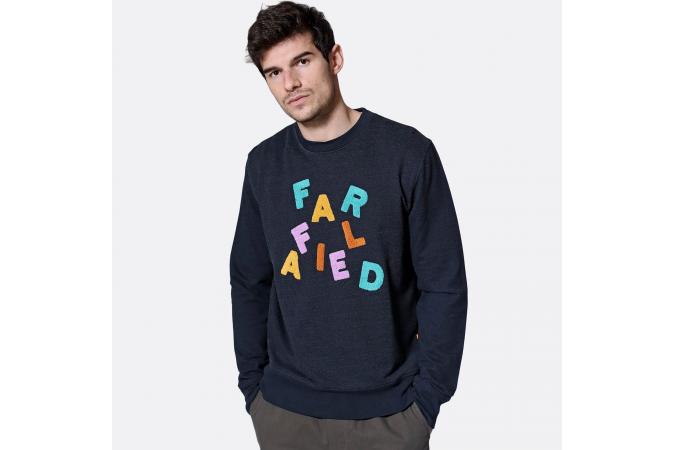 Sudadera Far Afield FA Boucle-Carbón