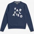 Sudadera Far Afield Wonky Logo Navy