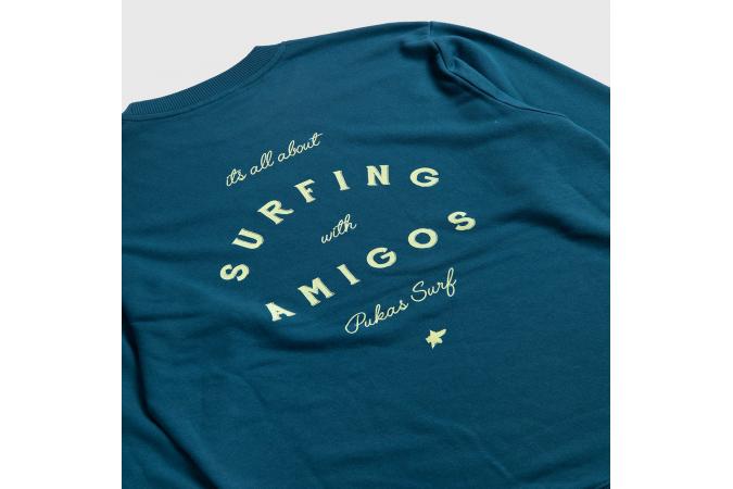 Sudadera Fleece Surfing With Amigos