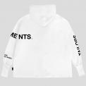 Sudadera Ko Samui Garments Hoodie HQW G102 Blanca