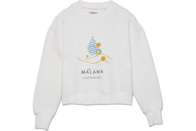 Sudadera Malama Fleece Crew Egret