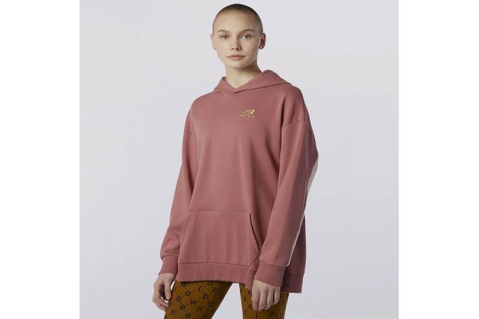 sudadera NB A HL HOODIE rosa