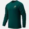 Sudadera NB Athletics Minimize Crew Verde