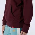 Sudadera NB Essentials Embroidered Hoodie Granate