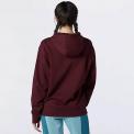 Sudadera NB Essentials Embroidered Hoodie Granate