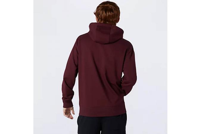 Sudadera NB Essentials Embroidered Hoodie Granate