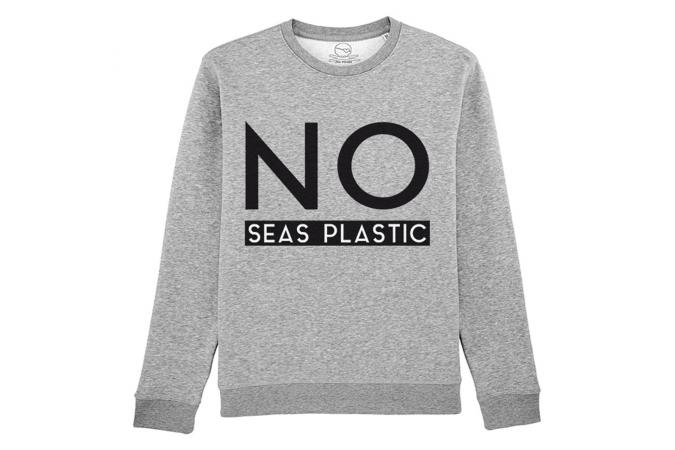 Sudadera No Plastic Gris