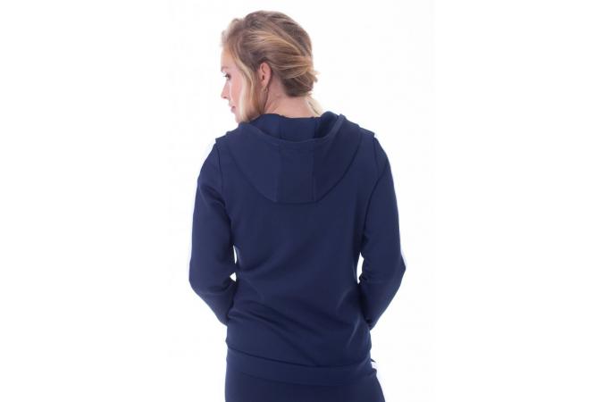 CORE POLY TRACK TOP WITH HOOD