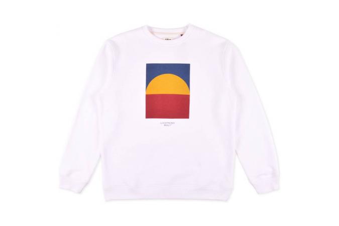 Sudadera Bolt Over The Horizon Crew Blanca 21WMASWE011W