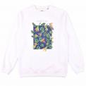 Sudadera Bolt Tropical Zone Crew Blanca