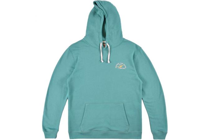 Waves Fleece Hoodie Frosty Green