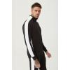 Sudadera Zip Poly Panel Track Blanco/Negro