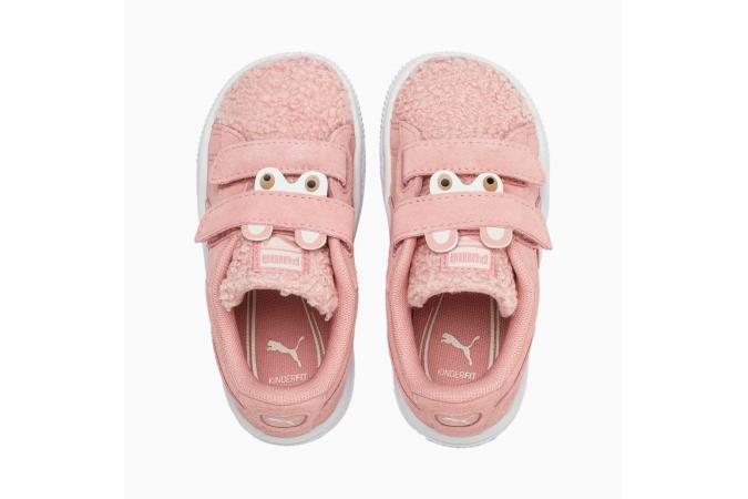 Zapatillas Suede Winter Monster INF Rosa