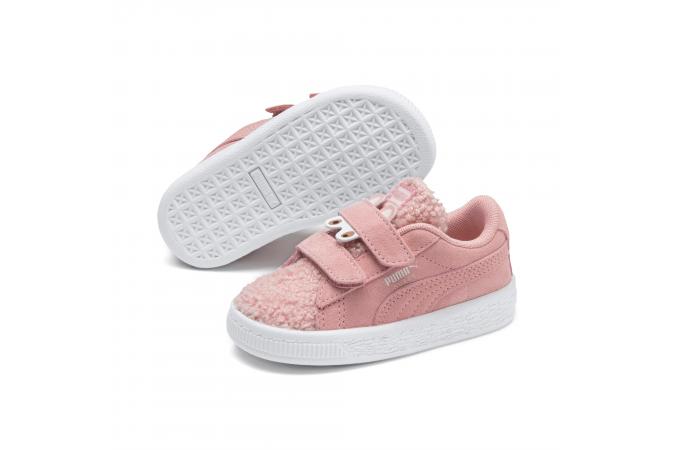 Zapatillas Suede Winter Monster INF Rosa