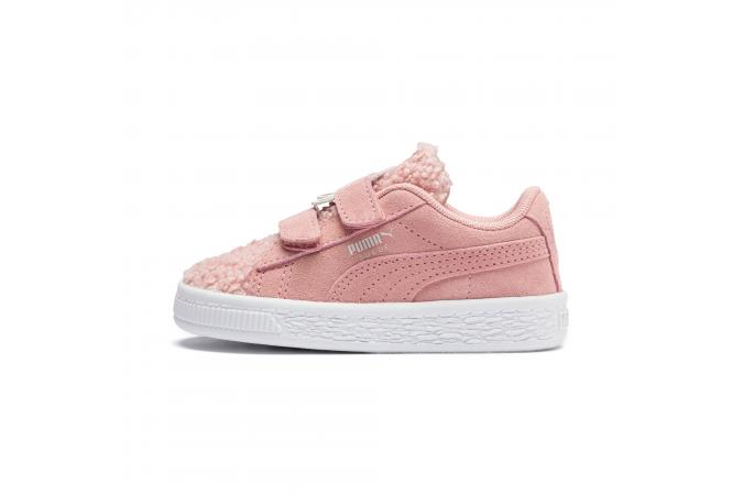 Zapatillas Suede Winter Monster INF Rosa