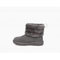 Bota T Fluff Mini Quilted Charcoal