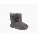 Bota T Fluff Mini Quilted Charcoal