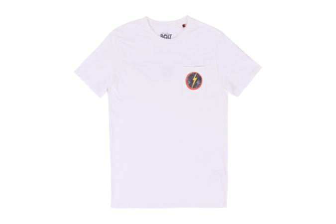 Camiseta Team Bolt Wings SS Pocket Tee Egret