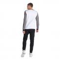 Sudadera Le Coq Sportif Tech Crew Nº2 Blanco Negro Gris