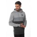 Sudadera Triple Panel Pull Over Hoodie - Anthracite Marl/Mid Grey/Silver