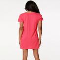 Vestido Bobi Raw Edge Dress Raspberry