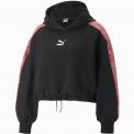 Womens Cropped Hoodie Puma Black