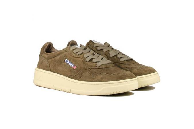 Zapatilla Autry AULM SS11 Suede Military Verde Militar