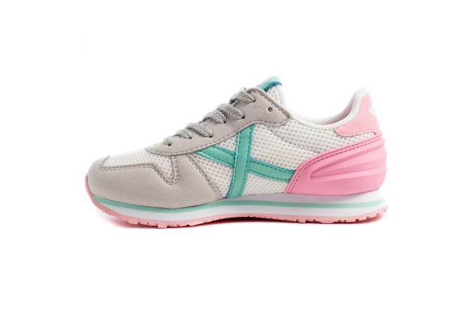 Zapatilla Mini Massana 430 blanca/verde/rosa